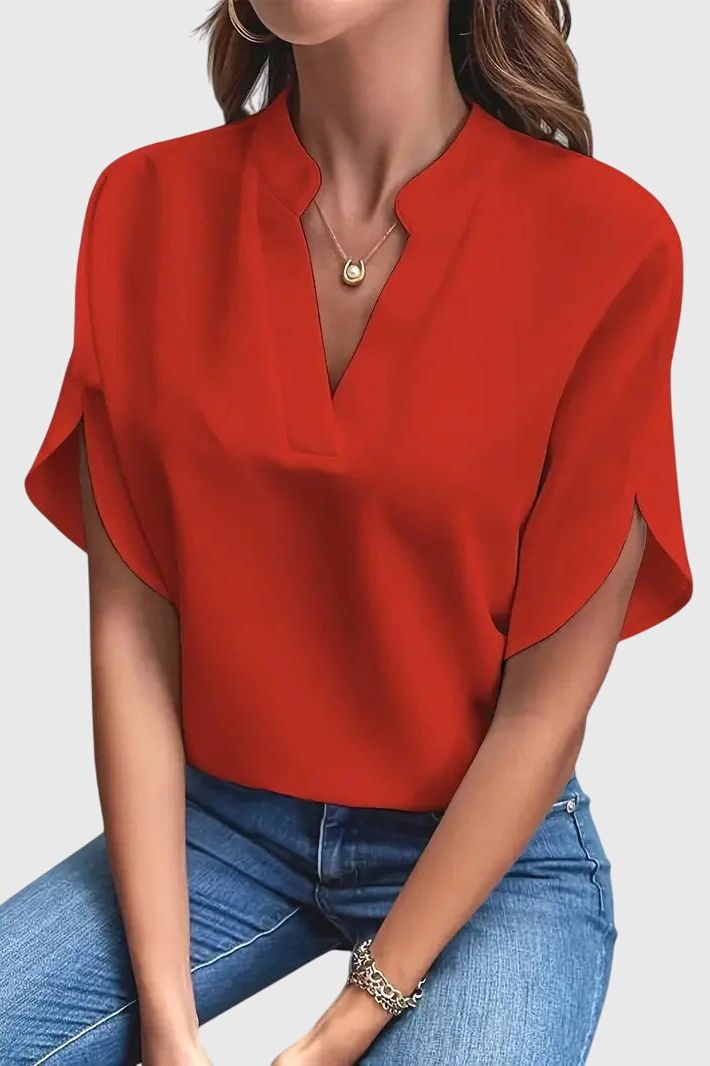 Elegant V-Neck Shirt