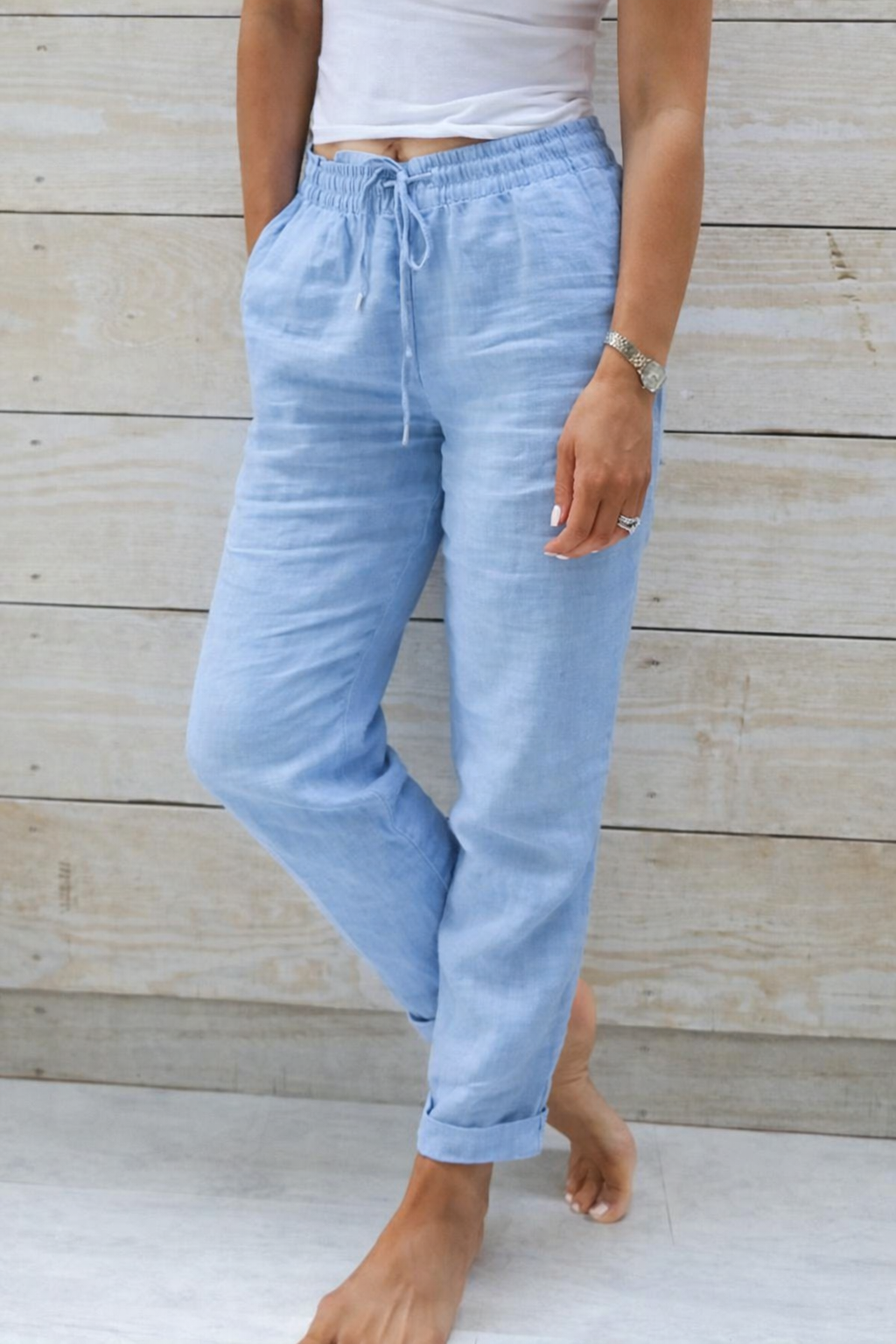 Sage Linen Pants