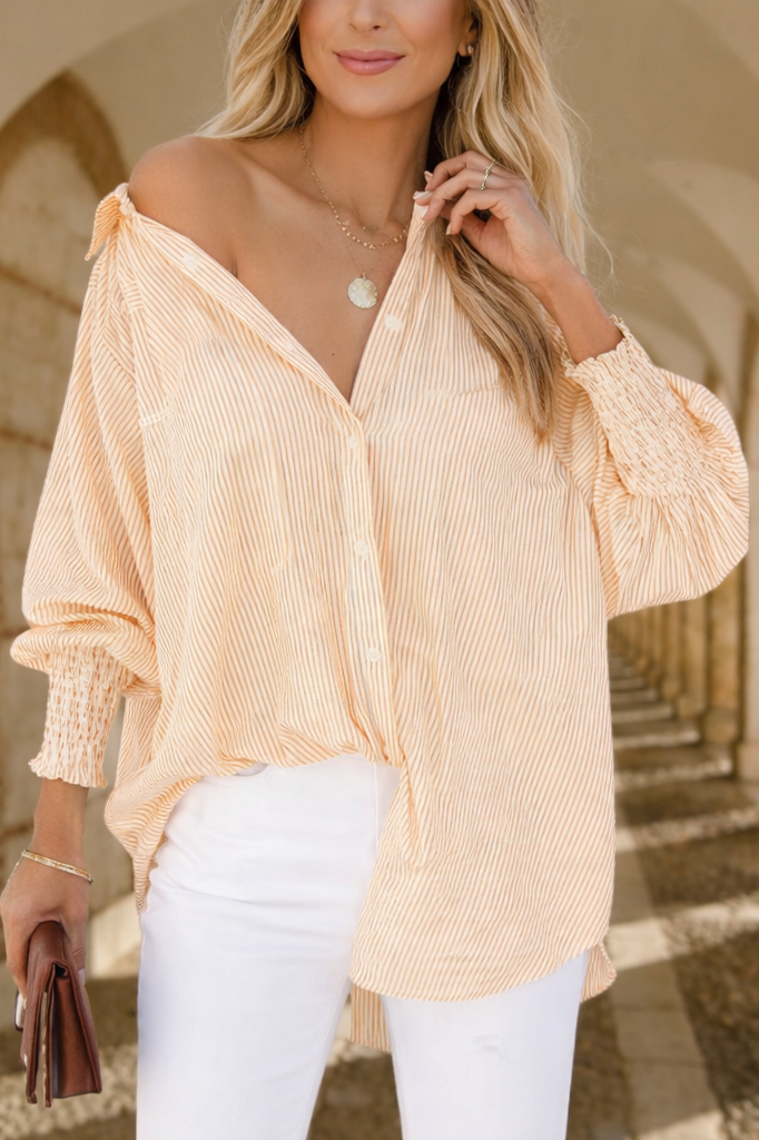 Refined Flow Longline Blouse