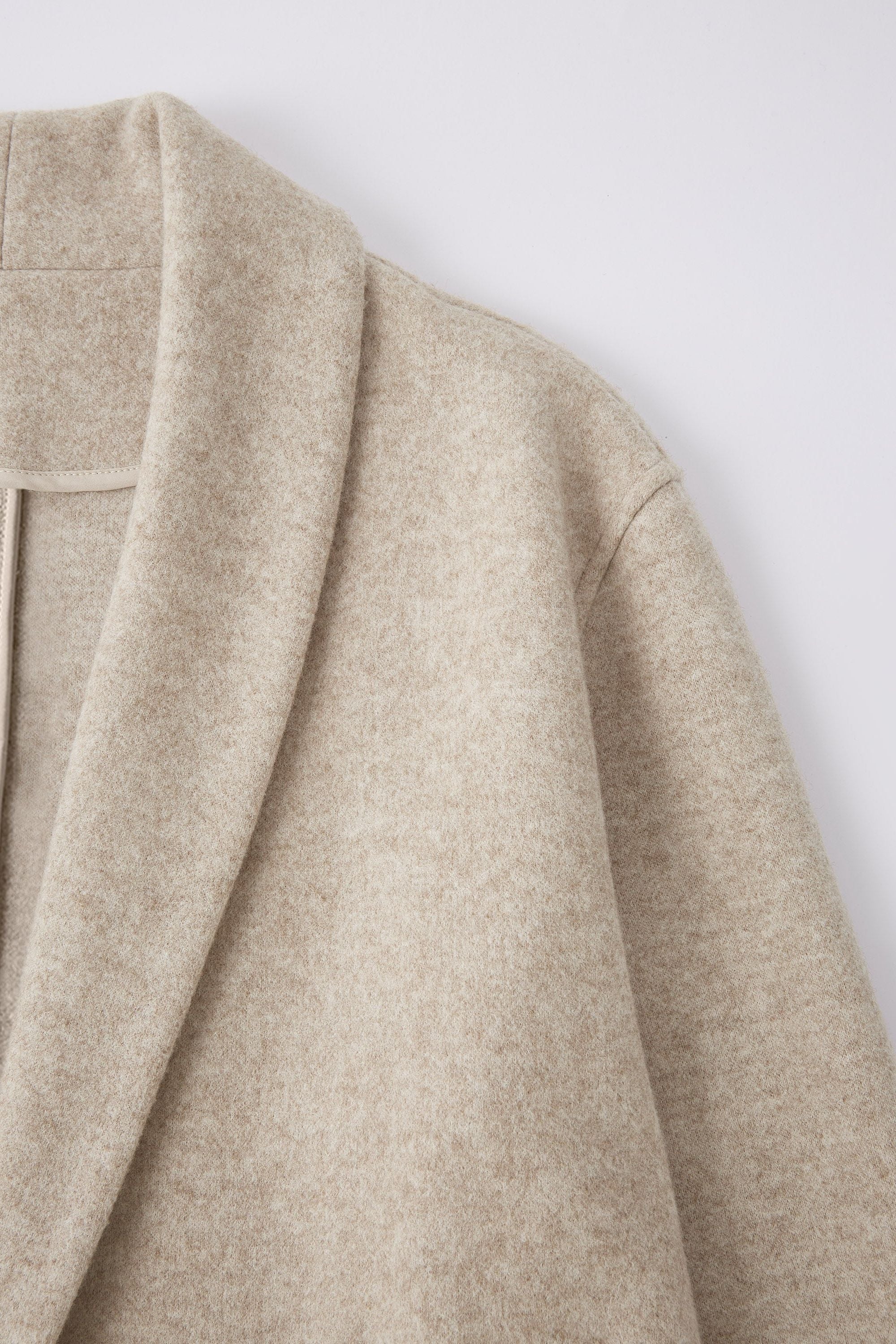 Patch Pocket Long Coat