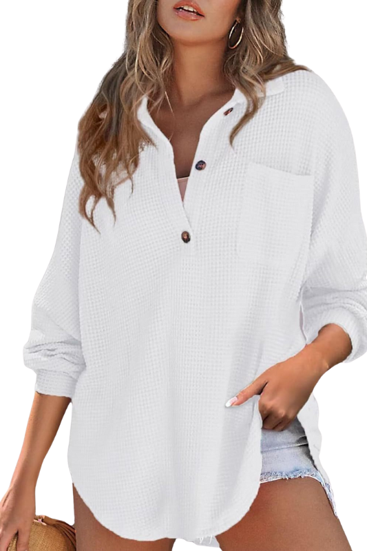 Casual V-Neck Blouse