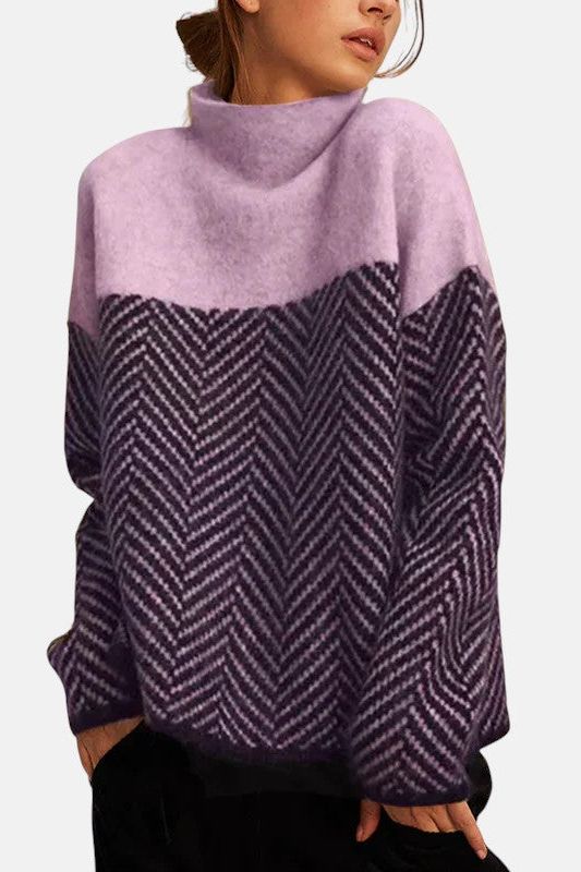 Herringbone Knit Sweater