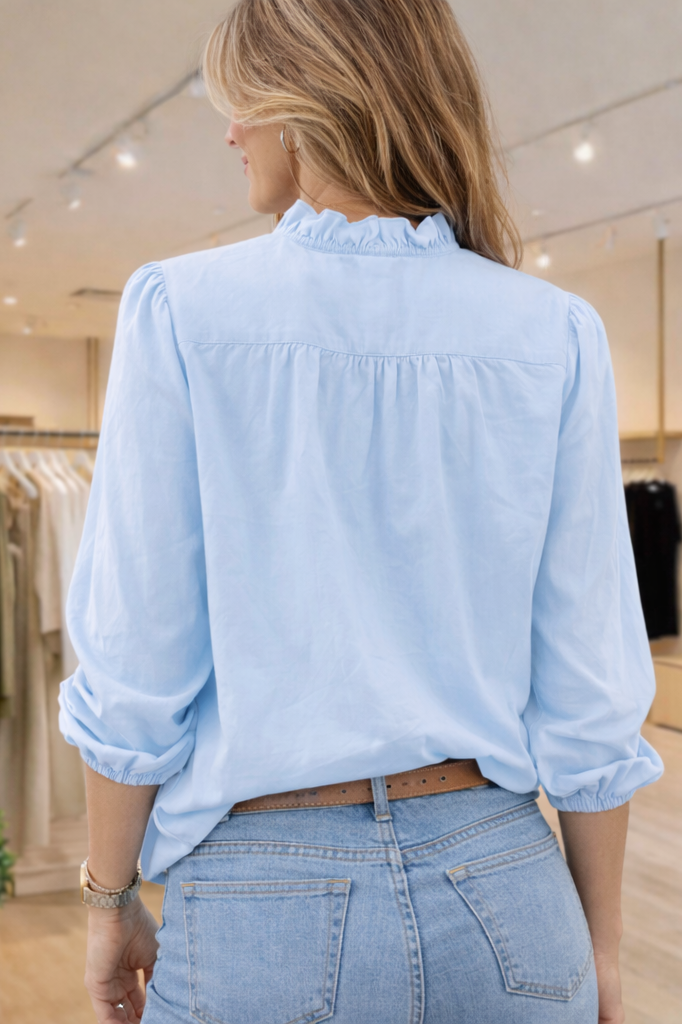 Chic Harmony V-Neck Blouse