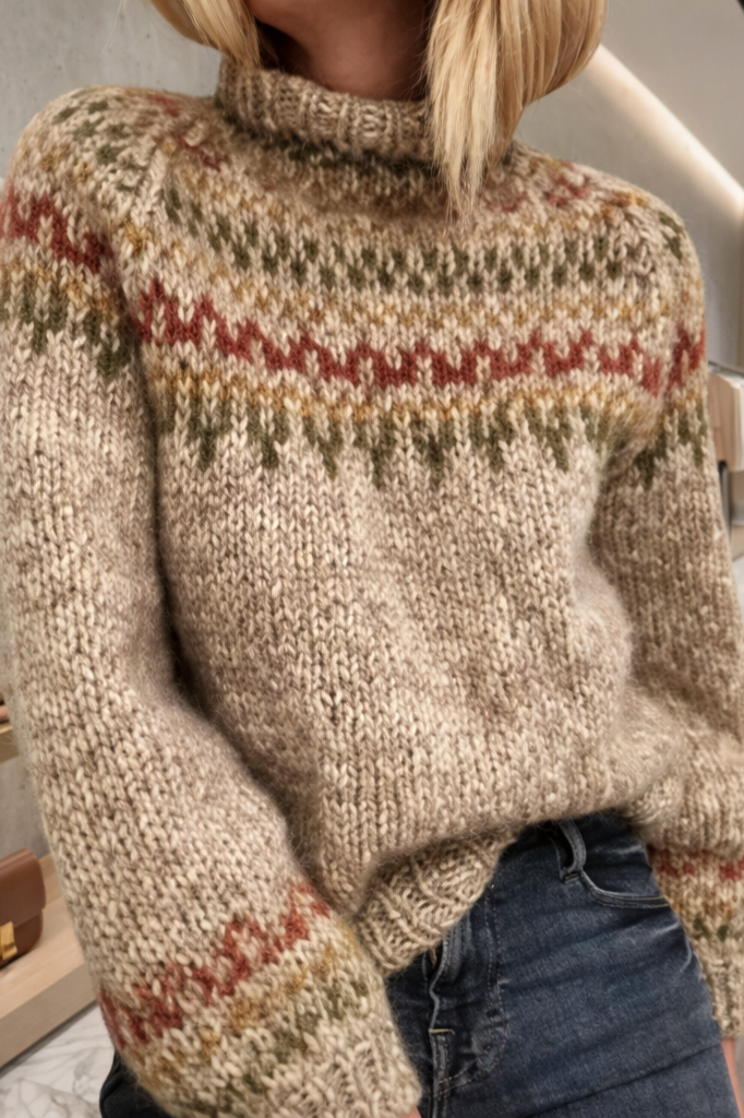 Casual Wool Blend Sweater