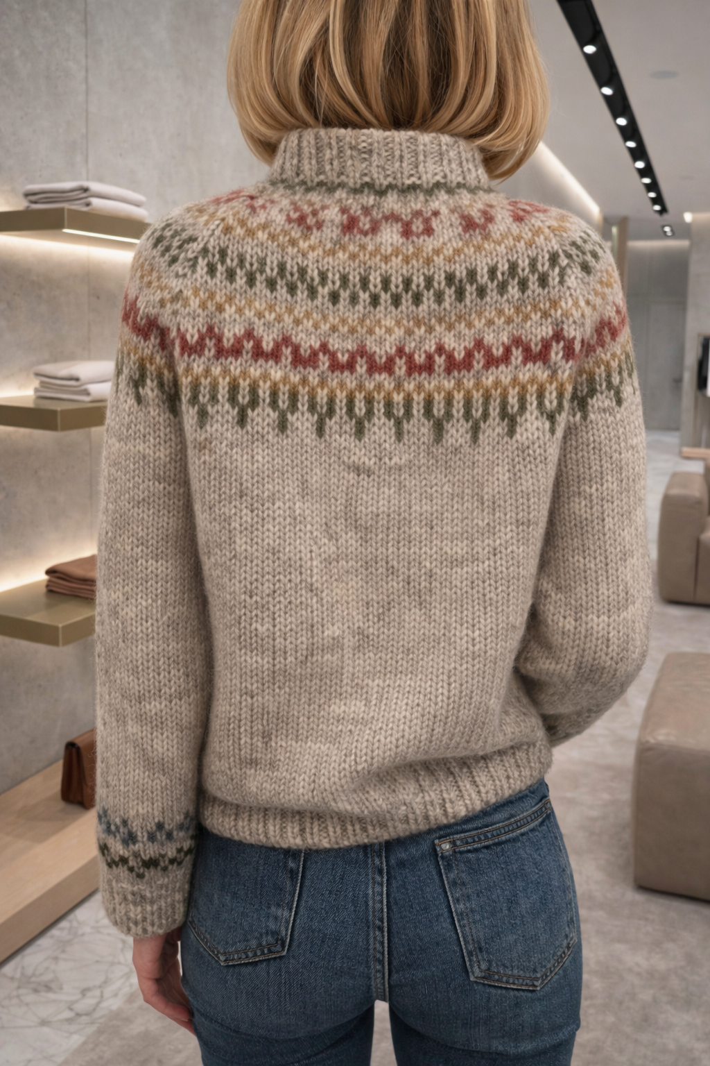 Casual Wool Blend Sweater