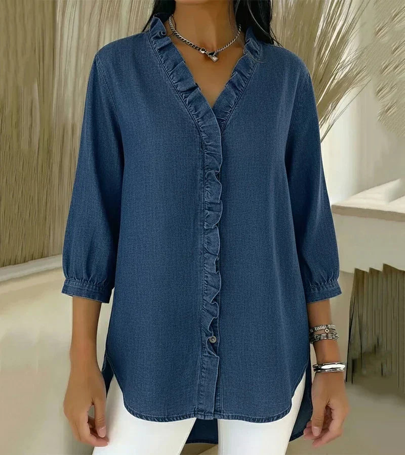 Elegant Denim Blouse