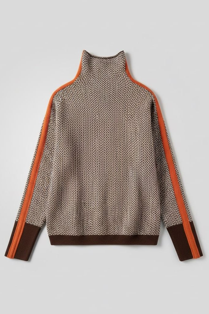Grace Contrast Knit Sweater