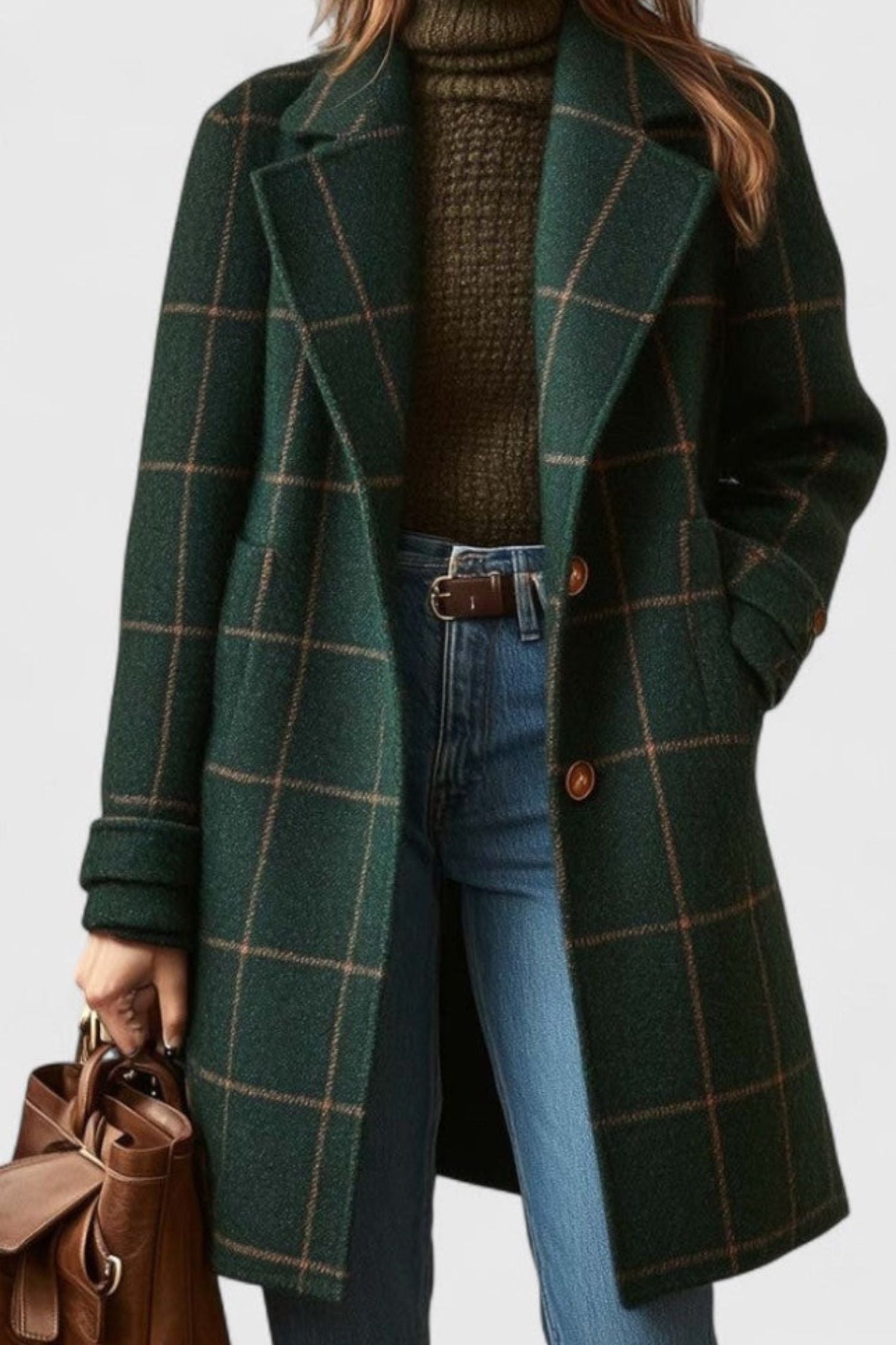Fiona – Classic Check Coat