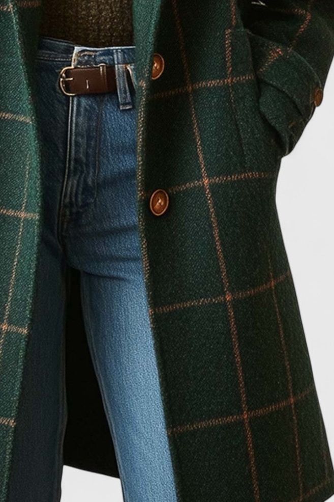 Fiona – Classic Check Coat