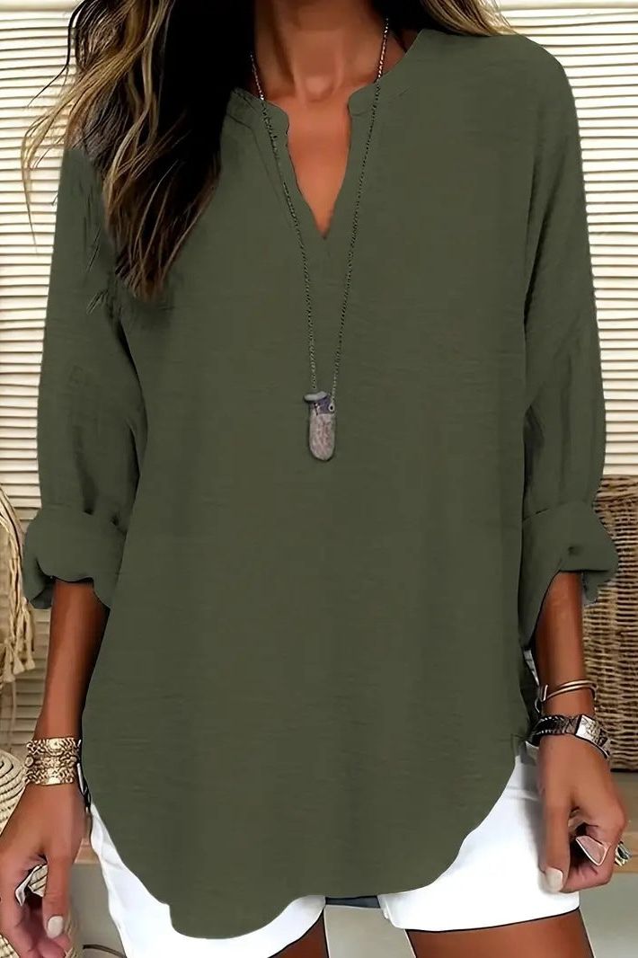 Calista Linen Blouse