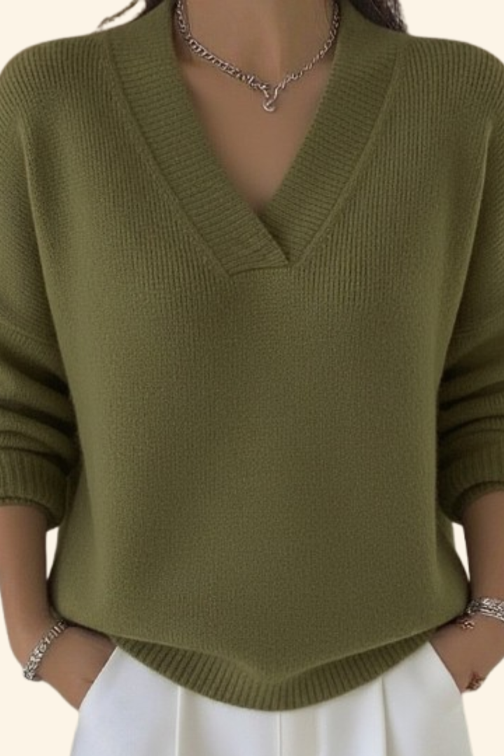 Alea Luxe V-Neck Top