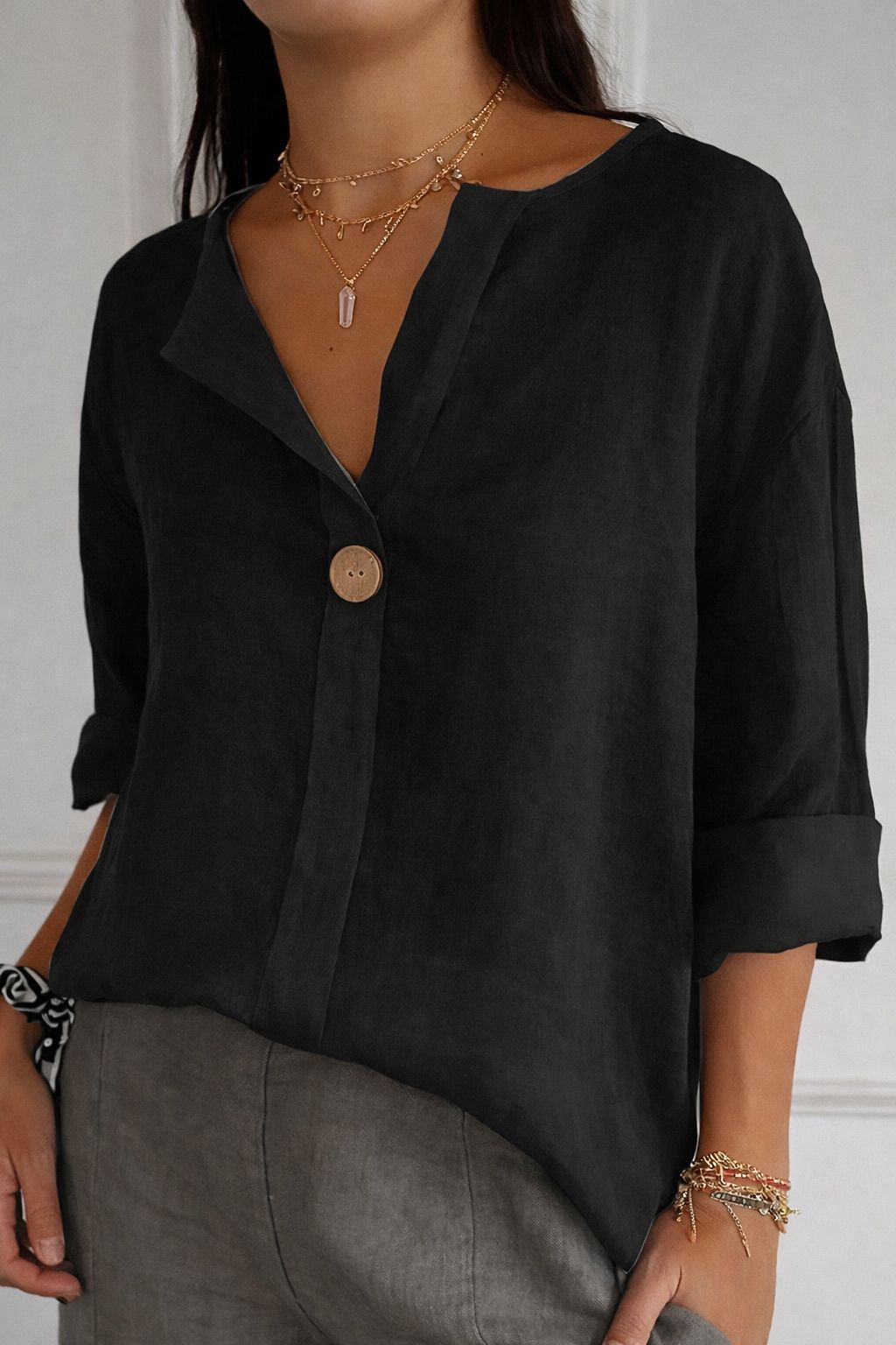 Camicetta Elegance con dettaglio dei bottoni