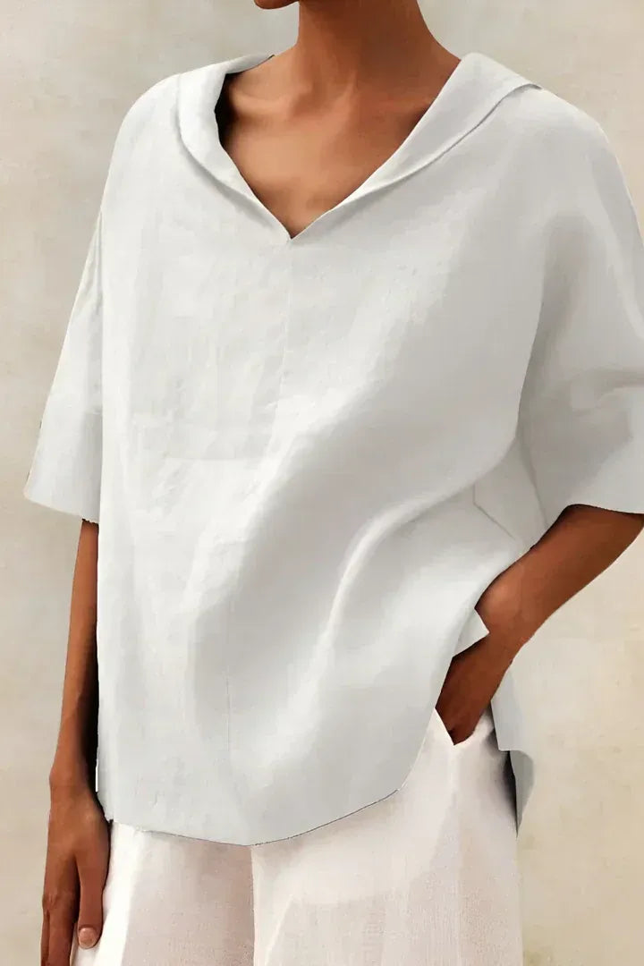 Alina Linen Blouse