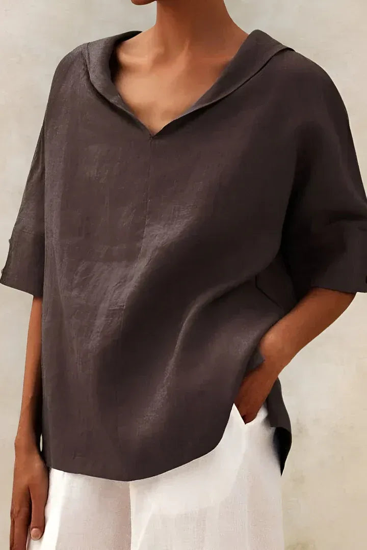 Alina Linen Blouse