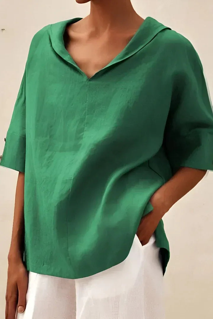 Alina Linen Blouse