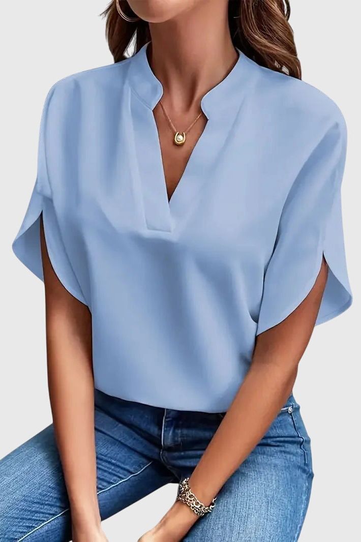 Elegant V-Neck Shirt