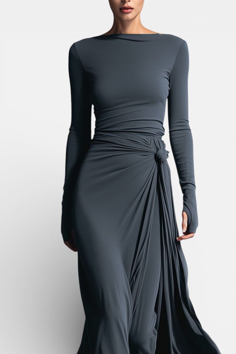 Naiara ❘ Maxi dress with side knot