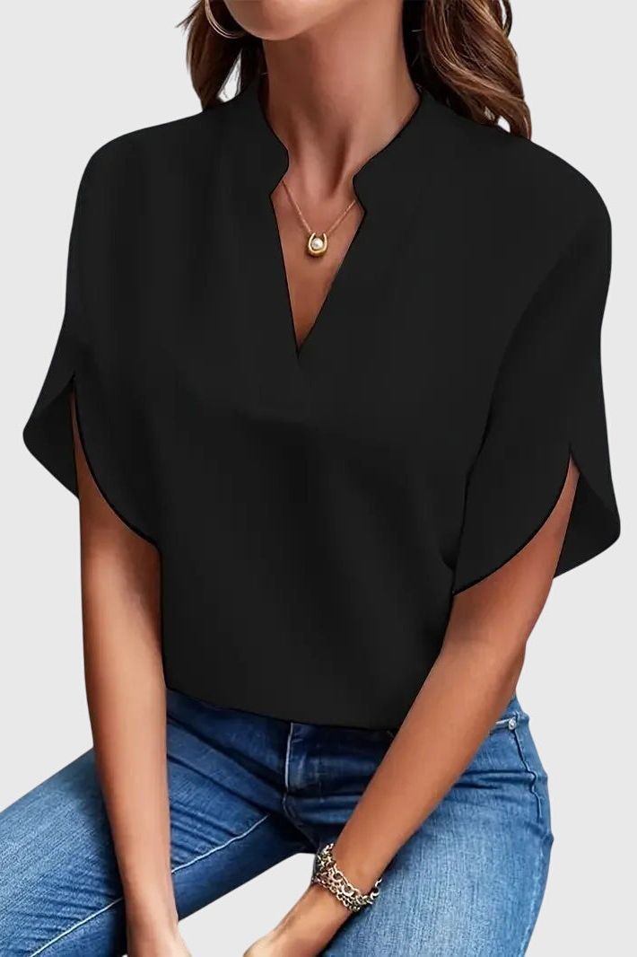 Elegant V-Neck Shirt