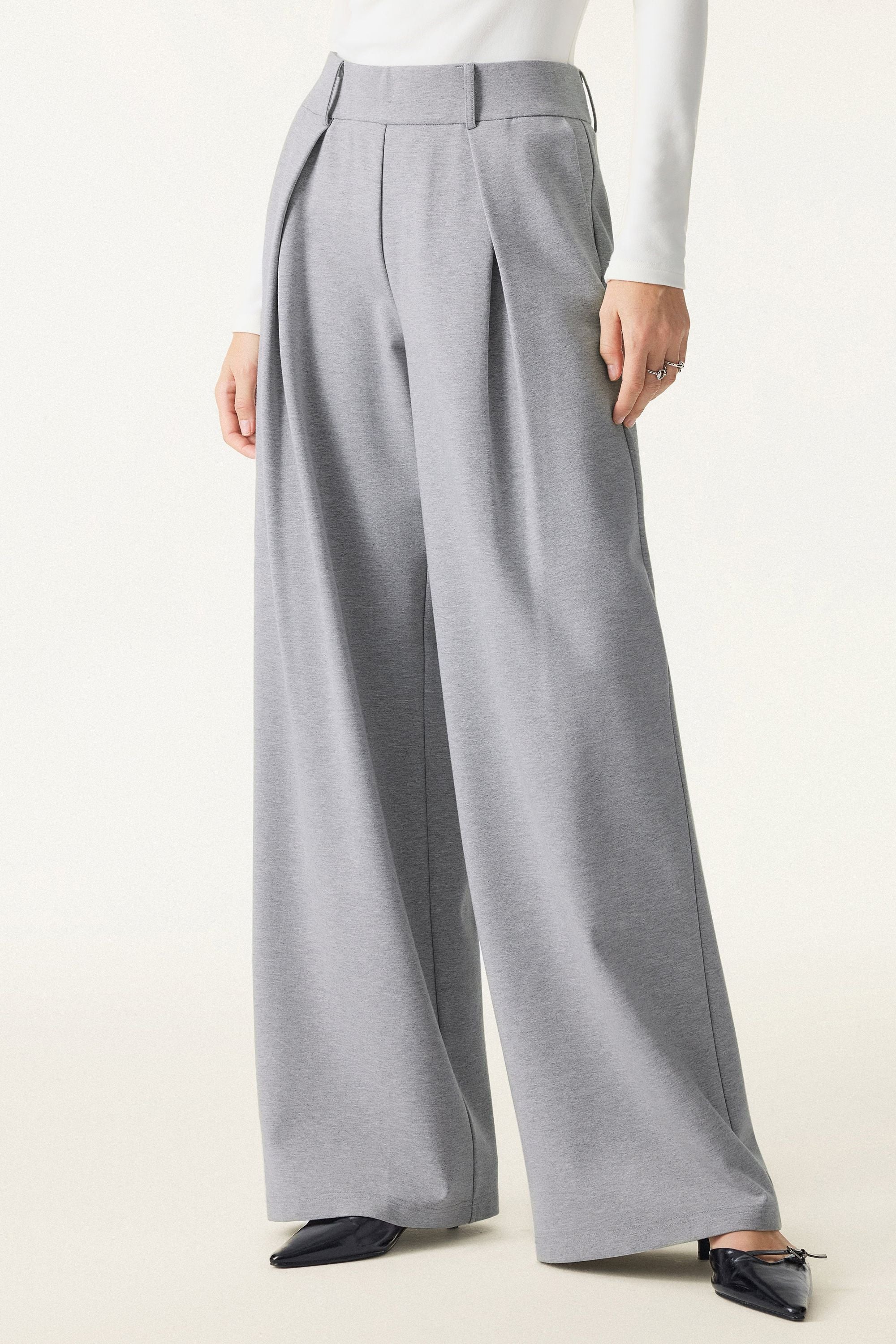 Wide Leg Pants with Pockets