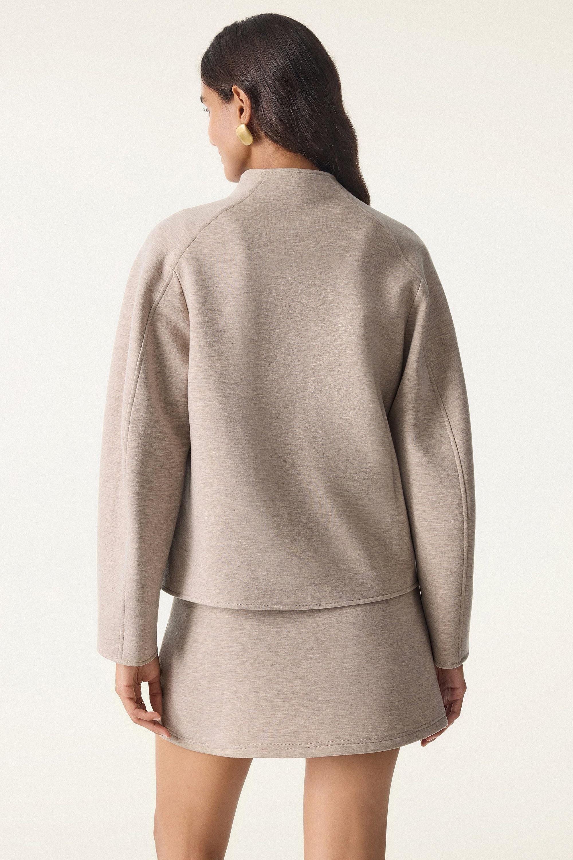 Collar Cropped Jacket