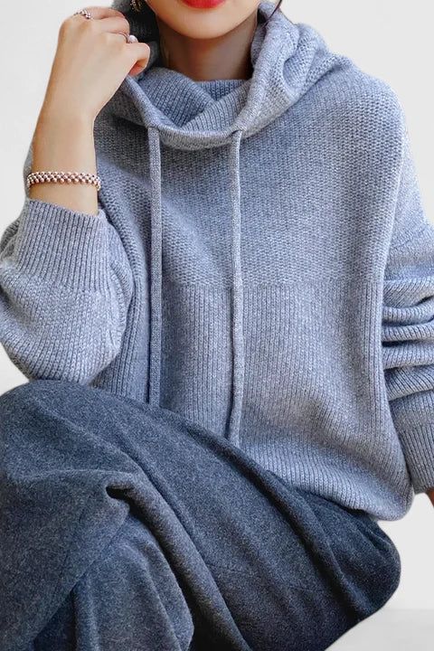 Cozy Knit Hoodie