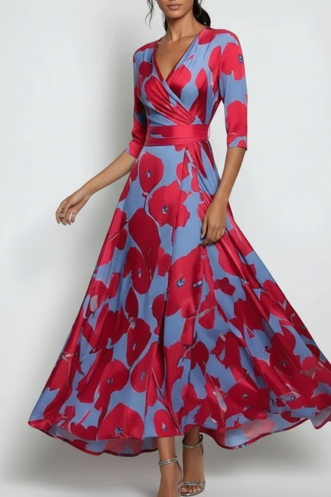 Emily - Luxury Floral Dress