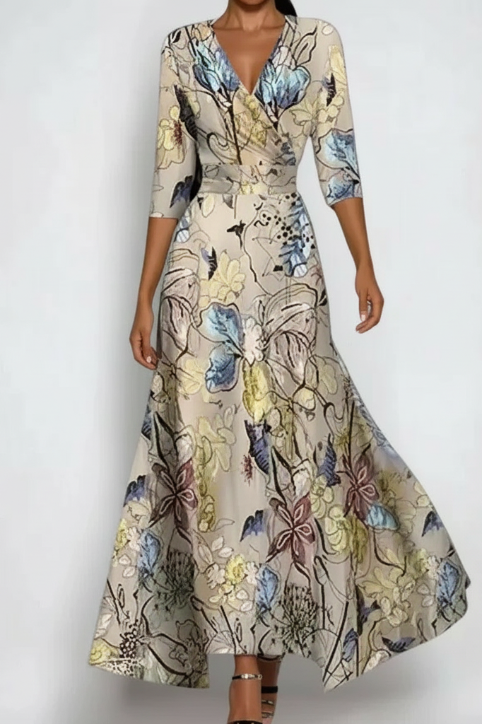 Emily - Luxury Floral Dress