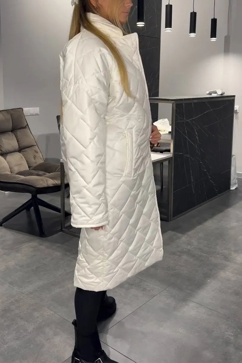 Quilted Mid Coat
